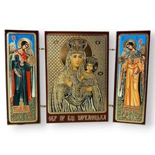 Икона &laquo;Зарваницкая Пресвятая Богородица&raquo; (складная икона) der19 фото