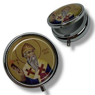 Ладаниця для ладану з іконкою Святого Спиридона Триміфунтського #stk001 фото