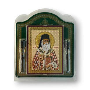 Set de ulei cu icoana Sf&acirc;ntului Nectarie mir001 foto
